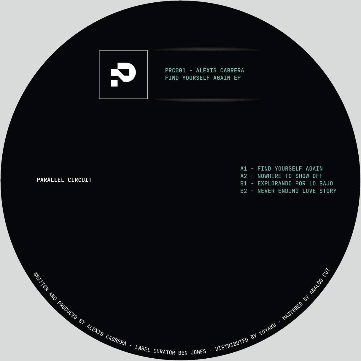 Alexis Cabrera Find Yourself Again EP (PRC001)